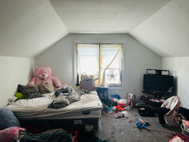 11329 Minock St, Detroit, MI 48228 - carpeted bedroom with lofted ceiling