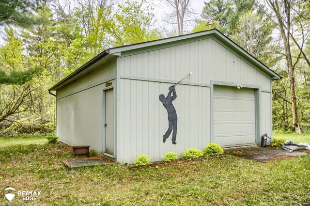 500 Granger Rd, Ortonville, MI 48462 - view of detached garage