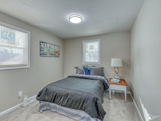 19106 Sylvia Ave, Romulus, MI 48174 - carpeted bedroom with multiple windows and baseboards