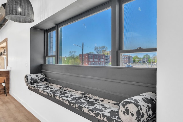 436 E Milwaukee St Unit 8, Detroit, MI 48202 - bedroom featuring wood finished floors and baseboards