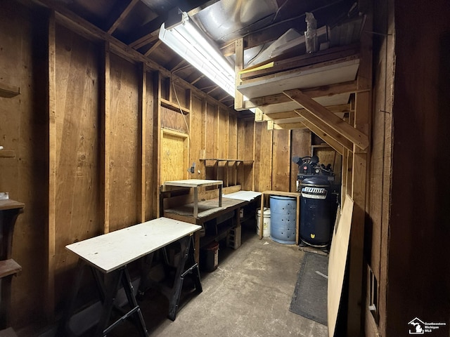 4971 Elm St, Newport, MI 48166 - view of unfinished basement