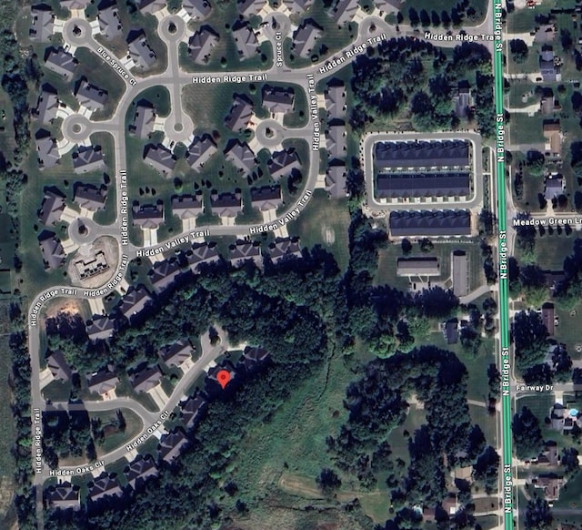 5489 Hidden Oak Cir, Linden, MI 48451 - aerial map of property and surrounding area