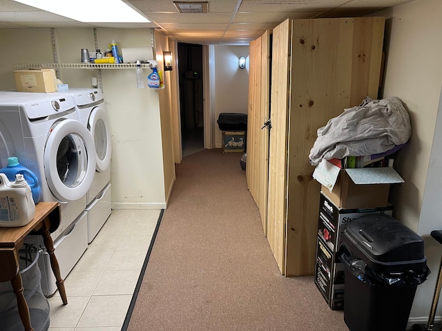laundry room featuring washer and clothes dryer