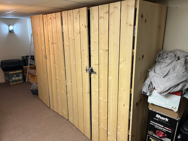 view of storage