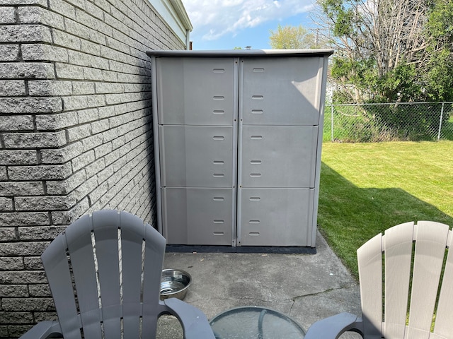 view of outdoor structure