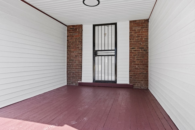 5027 Audubon Rd, Detroit, MI 48224 - view of unfurnished sunroom