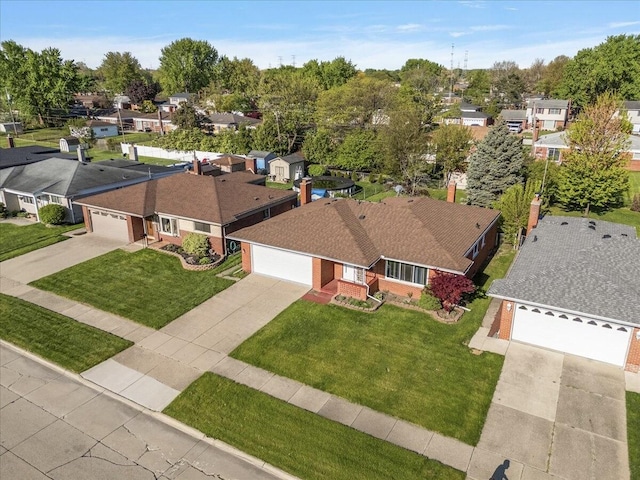 30657 Moulin Ave, Warren, MI 48088 - aerial perspective of suburban area
