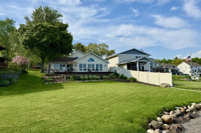 view of back of property