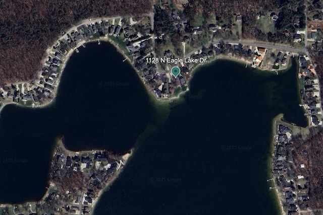 aerial view of property's location