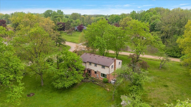 50951 Murray Hill Dr, Canton, MI 48187 - view of subject property with a heavily wooded area