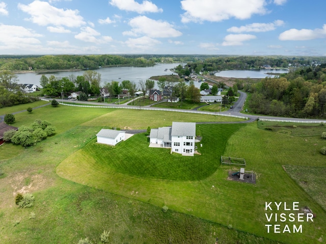 11650 Lally St NE, Lowell, MI 49331 - bird's eye view of a nearby body of water
