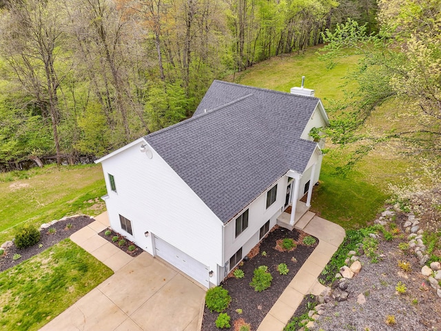 12700 Mcpherson St NE, Lowell, MI 49331 - view of subject property featuring a heavily wooded area