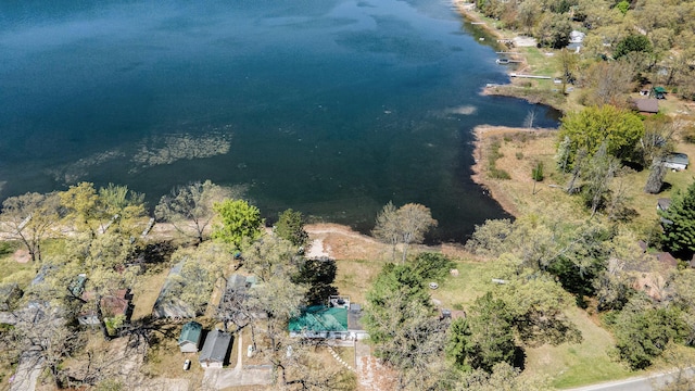 3957 Cleveland Dr W, Bitely, MI 49309 - aerial view of property and surrounding area featuring a nearby body of water