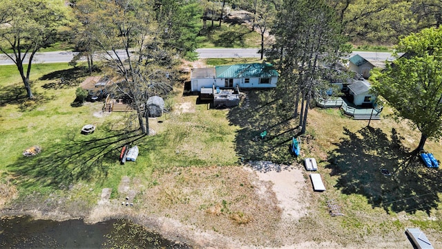 3957 Cleveland Dr W, Bitely, MI 49309 - view from above of property