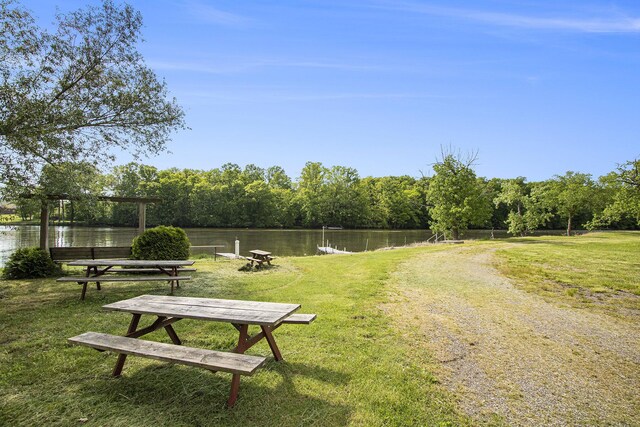 14275 Sunset Ridge Ct, Niles, MI 49120 - view of property's community with a water view and a yard
