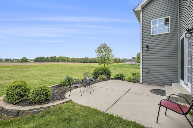 14275 Sunset Ridge Ct, Niles, MI 49120 - view of patio featuring a view of countryside