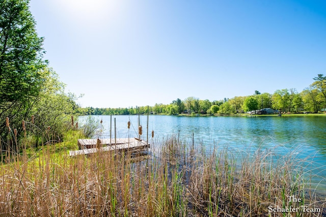 10436 Morgan Mills Ave NE, Greenville, MI 48838 - dock area featuring a water view