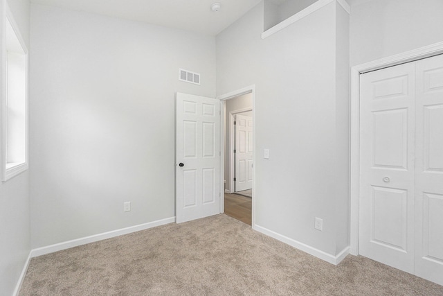 408 W Exchange St, Gobles, MI 49055 - unfurnished bedroom featuring carpet flooring, baseboards, and a closet