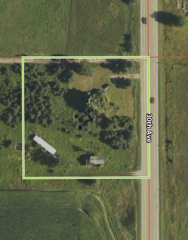 map / location with property boundaries highlighted