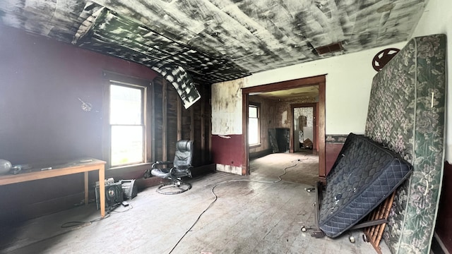8059 N Wheeler Rd, Wheeler, MI 48662 - misc room with healthy amount of natural light and wood-type flooring