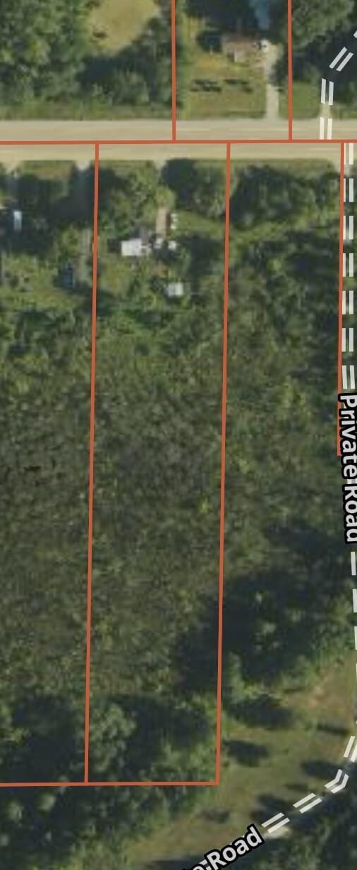 2451 US Highway 10, Sears, MI 49679 - map / location featuring property boundaries highlighted
