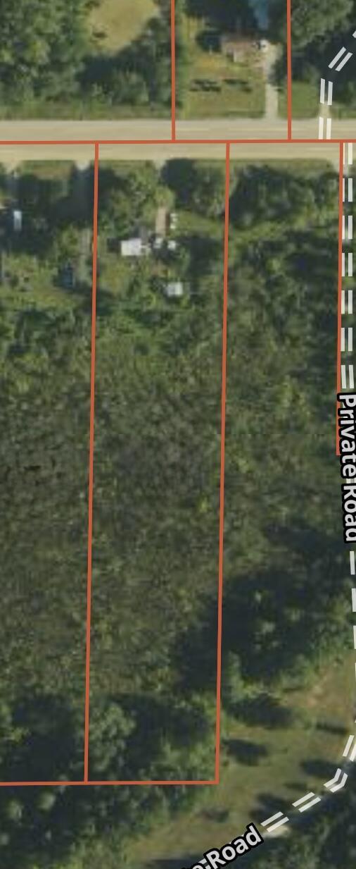 2451 US Highway 10, Sears, MI 49679 - map / location featuring property boundaries highlighted
