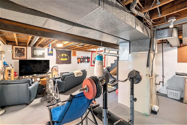 view of workout room