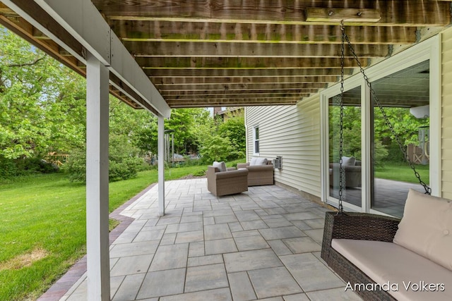 view of patio / terrace with outdoor lounge area