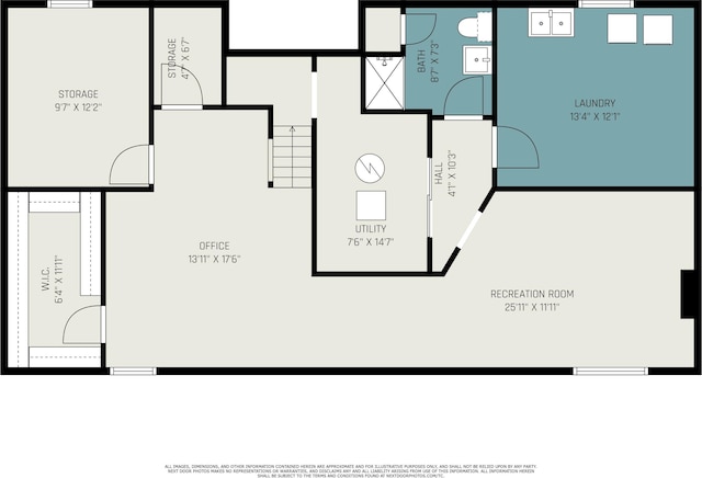 705.5 E Ludington Ave, Ludington, MI 49431 - home floor plan