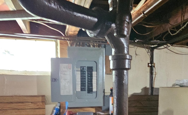 utility room featuring electric panel
