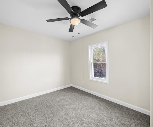 24108 Martinsville Rd, Belleville, MI 48111 - carpeted spare room with baseboards and ceiling fan