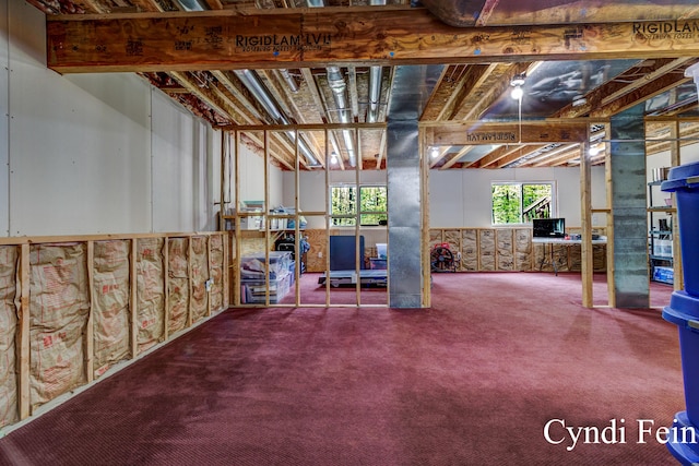 2970 Braden Blvd, Dorr, MI 49323 - basement with carpet flooring