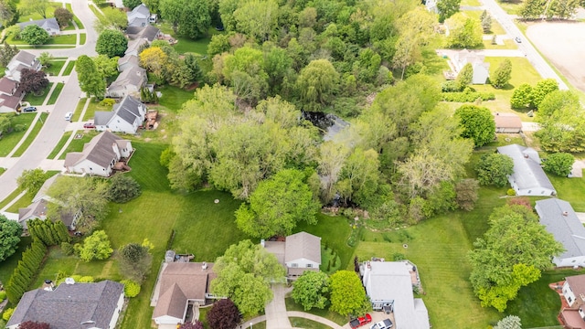 aerial perspective of suburban area