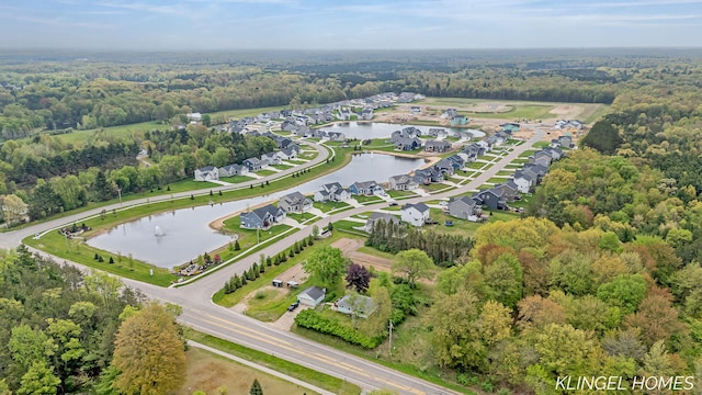 12745 Riverton Rd, Grand Haven, MI 49417 - aerial view of property's location with a nearby body of water and a heavily wooded area