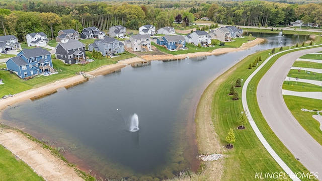 12745 Riverton Rd, Grand Haven, MI 49417 - aerial view of residential area with a large body of water