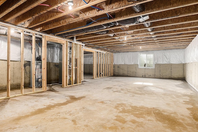 6182 Longhorn Trl, Stevensville, MI 49127 - basement with gas water heater