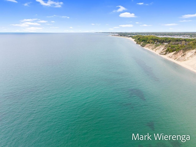 2177 S Lakeshore Dr, Ludington, MI 49431 - aerial view of expansive beach