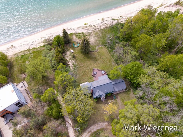 2177 S Lakeshore Dr, Ludington, MI 49431 - view from above of property with expansive coastline