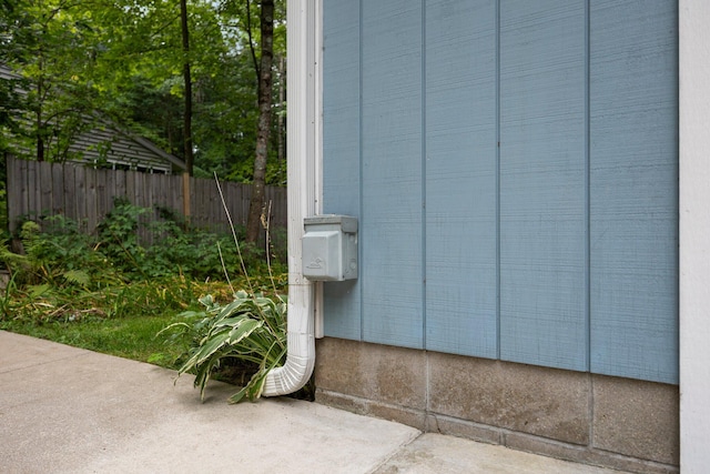 exterior view of fence