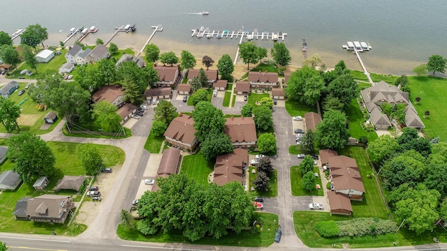 5410 Country Aire Dr Unit 14, Coloma, MI 49038 - aerial view of residential area featuring a nearby body of water