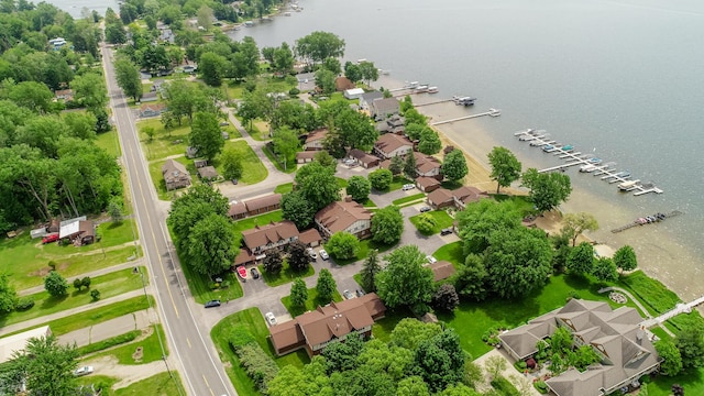 5410 Country Aire Dr Unit 14, Coloma, MI 49038 - aerial view of residential area with a nearby body of water