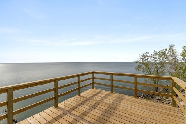 3500 Lakeshore Dr, Saint Joseph, MI 49085 - dock area with a deck with water view