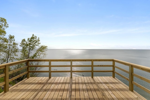 3500 Lakeshore Dr, Saint Joseph, MI 49085 - deck featuring a water view