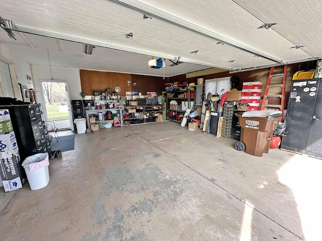 2565 Carleton Rockwood Rd, Carleton, MI 48117 - garage featuring a garage door opener