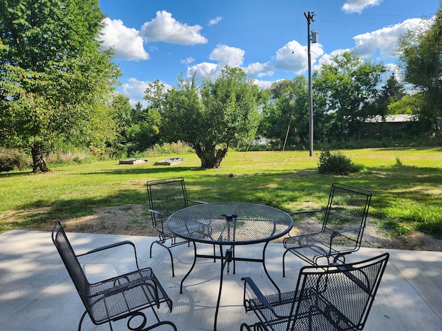 13851 Hillsdale Rd, Camden, MI 49232 - view of patio / terrace featuring outdoor dining area