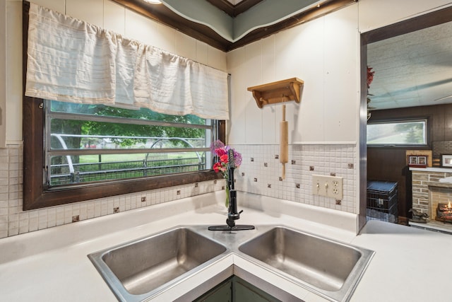 27 Hawley St, Quincy, MI 49082 - kitchen view of backsplash and light countertops