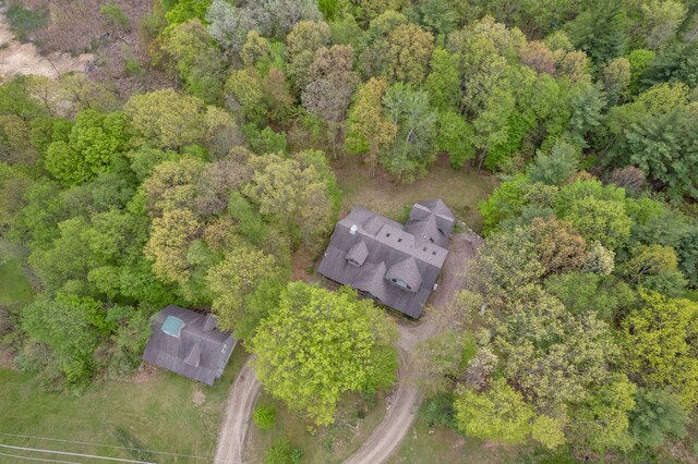 3118 Pratt Ln, Attica, MI 48412 - aerial view of property and surrounding area with a forest