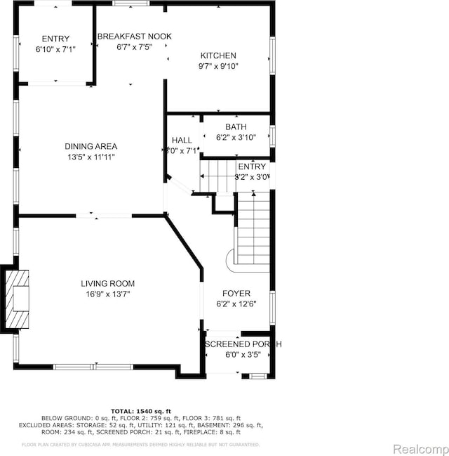 17524 Woodingham Dr, Detroit, MI 48221 - home floor plan