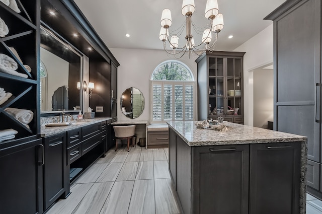 3123 Fairgrove Ter, Rochester Hills, MI 48309 - walk in closet featuring a chandelier