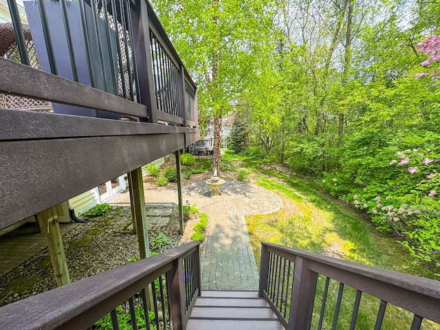 3123 Fairgrove Ter, Rochester Hills, MI 48309 - view of wooden terrace